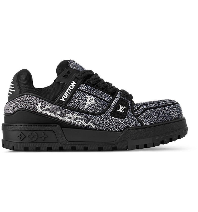 Louis Vuitton Maxi Suede Black Sneakers