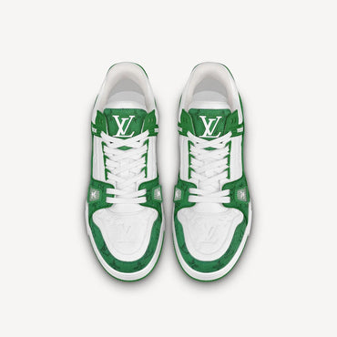 Louis Vuitton Trainer Sneaker – Green/White