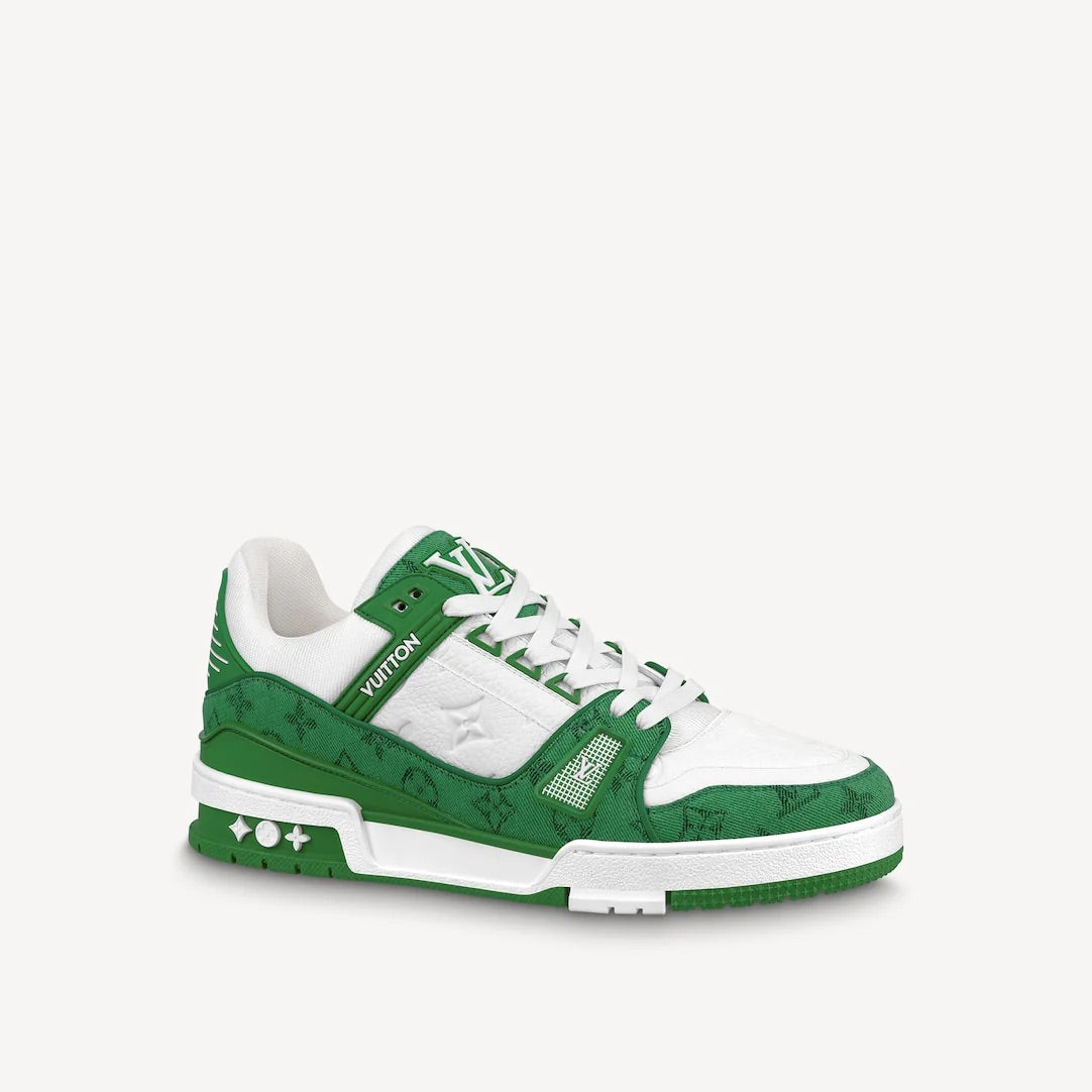 Louis Vuitton Trainer Sneaker – Green/White